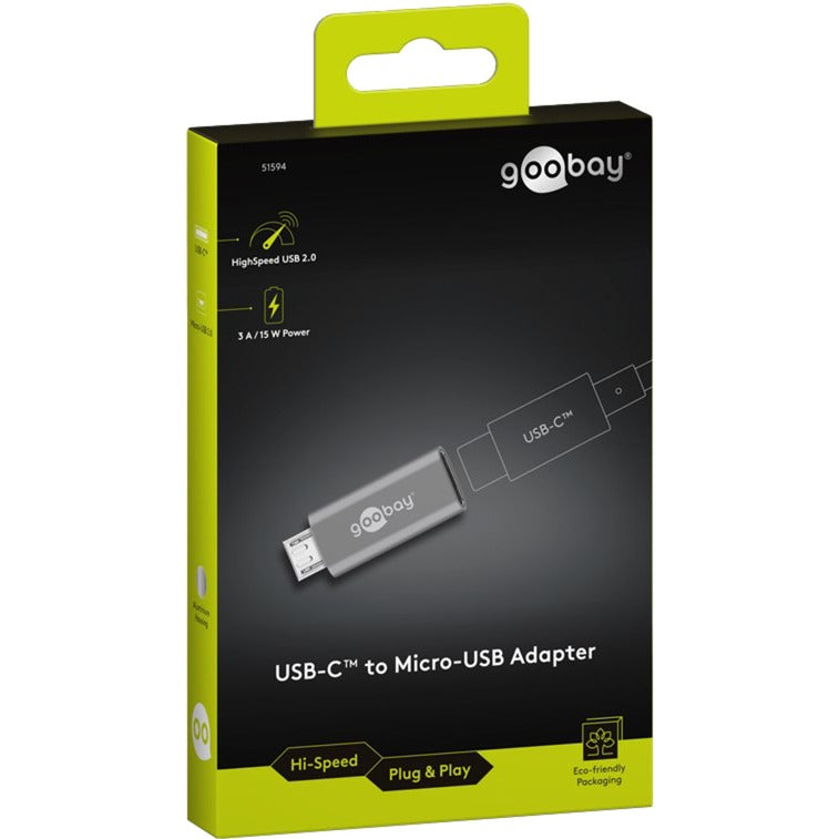 Load image into Gallery viewer, Goobay USB-C naar Micro-USB Adapter
