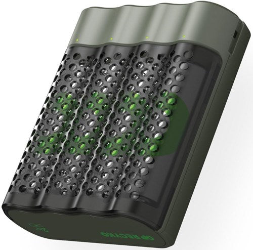 Load image into Gallery viewer, Gp batterijlader usb 2h met 4x2600ma aa batterij - 3503070
