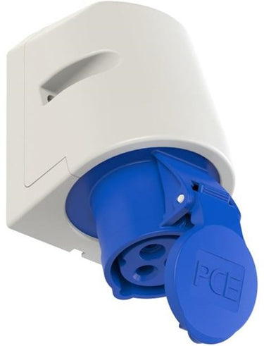 Gp cee 3p 16a 230v opbouw wcd blauw - 6313130