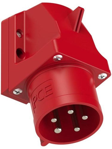 Gp cee 5p 32a 400v opb wcd rood met pennen en fasewisselaar - 6313178
