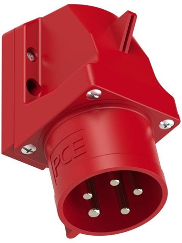 Load image into Gallery viewer, Gp cee 5p 32a 400v opb wcd rood met pennen en fasewisselaar - 6313178
