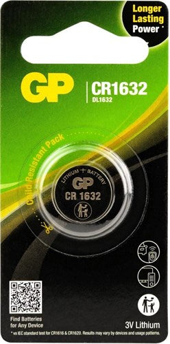 GP - CR1632 Lithium-knoopcel 3V 1PK