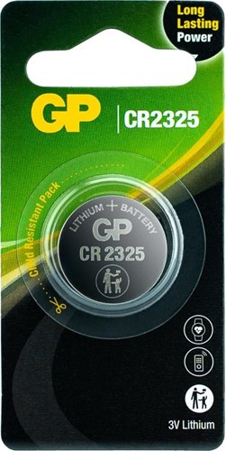 Gp cr2325 lithium knoopcel batterij 3v blister(1) - 3212305