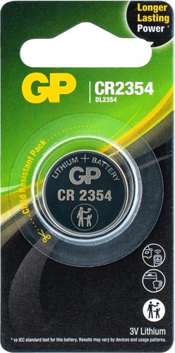 Gp cr2354 lithium knoopcel batterij 3v blister(1) - 3212307