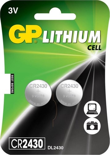 Load image into Gallery viewer, Gp cr2430 lithium 3volt blister 2

