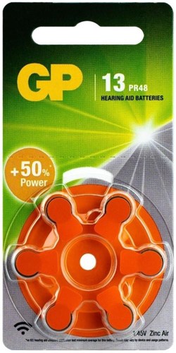 Gp gehoor batterij za13 blister(6) - 3221912