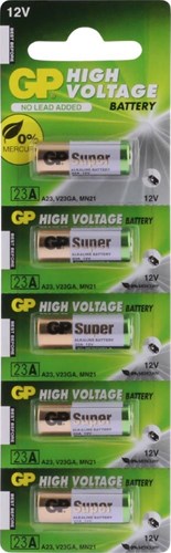 Gp 23a 12 volt alkaline blister 5 - 3011962