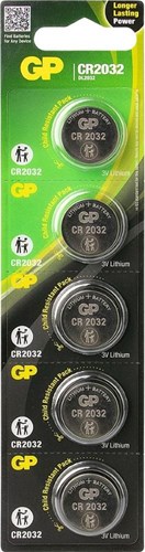 Gp cr2032 lithium 3volt blister 5 - 3212345