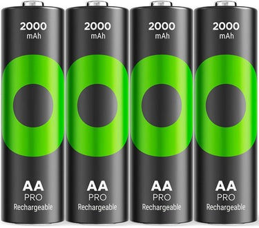 Gp nimh oplaadbare batterij aa 2000ma blister(4) - 3311492