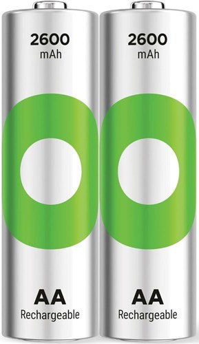 Gp nimh oplaadbare batterij aa 2600ma blister(2) - 3311450