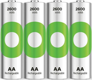 Gp nimh oplaadbare batterij aa 2600ma blister(4) - 3311452