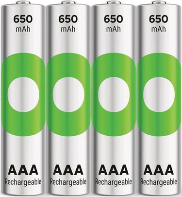 Gp nimh oplaadbare batterij aaa 650ma phone blister(4) - 3311402