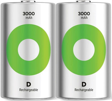 Gp nimh oplaadbare batterij d 3000ma blister(2) - 3311470