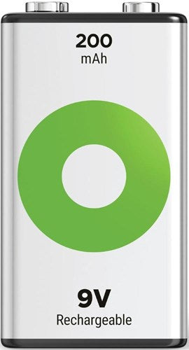 Load image into Gallery viewer, Gp nimh oplaadbare batterij e 9v 200ma blister(1) - 3311480
