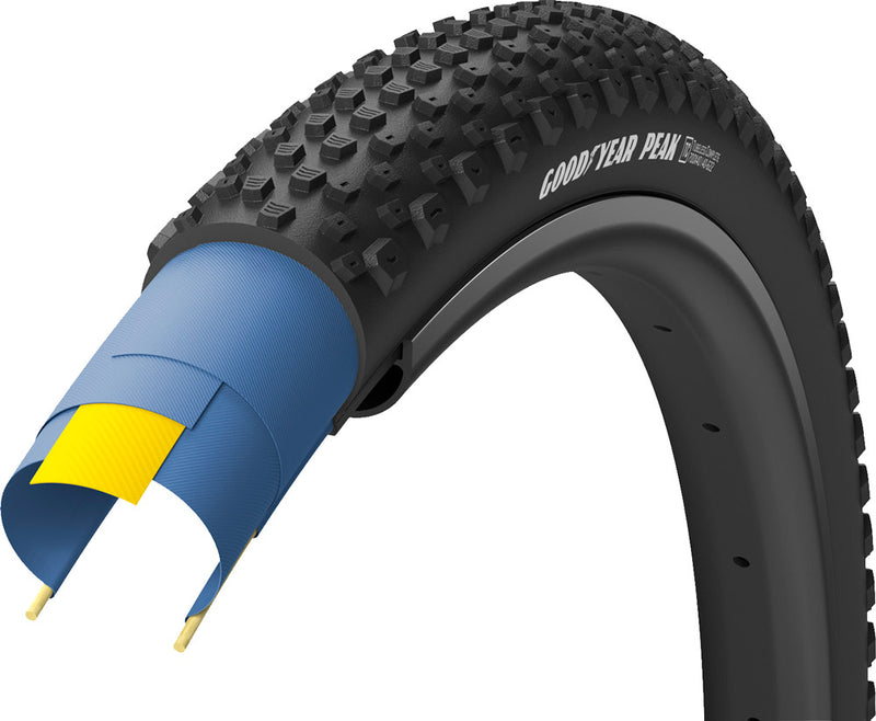 Load image into Gallery viewer, Goodyear peak 28 tlr 60 folding tire

