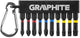 Graphite bitset 10-delig lang in houder met haak - 6480220