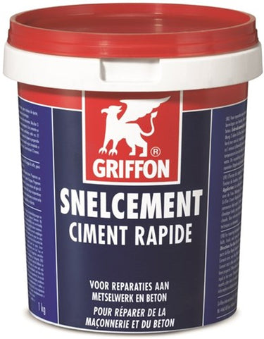 Griffon snelcement pot 1kg*12 l222 - 6150080 - 6150080
