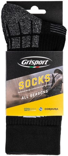 Grisport all season sokken 25108 | zwart grijs | maat 42 - 00.048.178.39