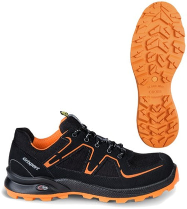 Grisport safety cross safety beat 33602 laag s3 zwart oranje - maat 43 - 00.049.007.43
