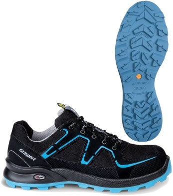 Afbeelding laden in galerijviewer, Grisport safety cross safety enduro 33604 laag s3 grijs blauw - maat 48 - 00.049.009.48
