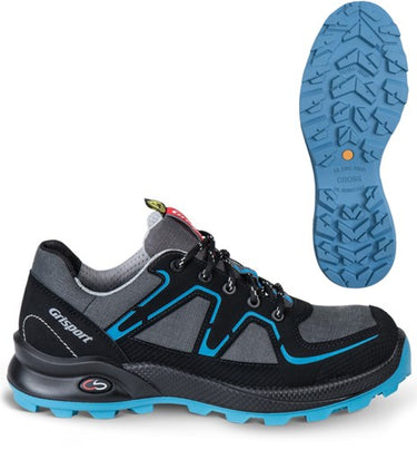 Grisport safety cross safety serena 33600 dames laag s3 grijs blauw - maat 42 - 00.049.005.42