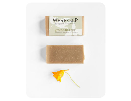 Werfzeep groene klei - 100 gr