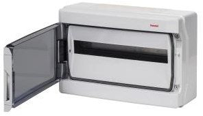 Enzo groepenkast leeg 1 rij met deur + dinrail ip65 - 4517688