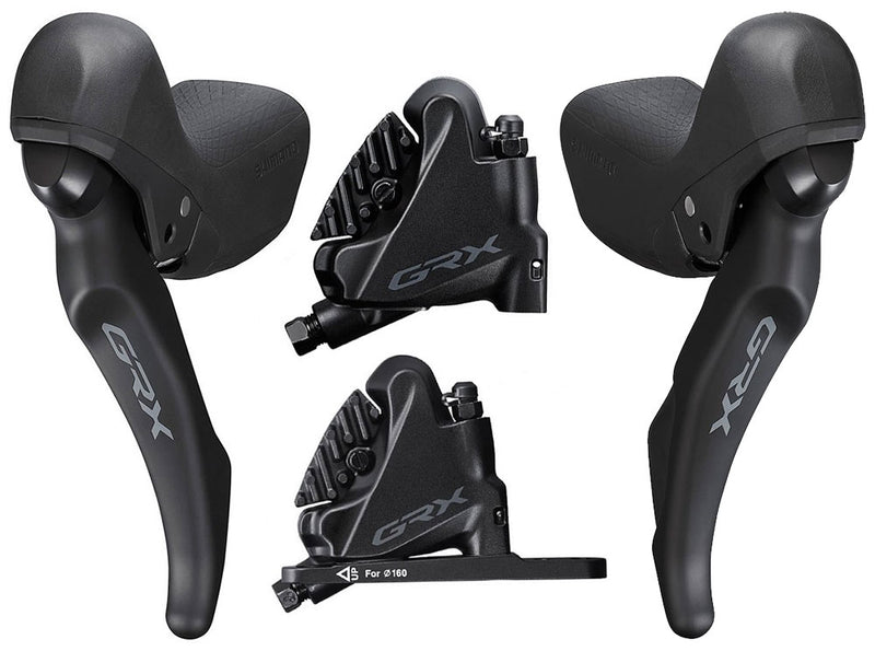 Load image into Gallery viewer, Shimano grx bl st-rx600+br-rx400 1x11-speed disc brake set
