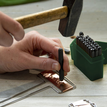 Esschert design stempel je eigen plantenlabels (exclusief labels) slagletters