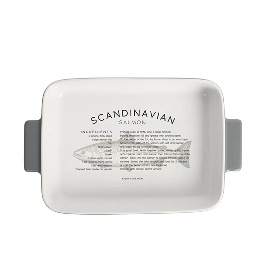 Gusta ovenschaal scandinavian grijs 32x19x5,8cm