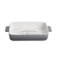 Gusta ovenschaal fade 32x19.9x5.4 cm wit grijs