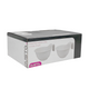 Gusta snackschaal 14x11x6cm 2 stuks