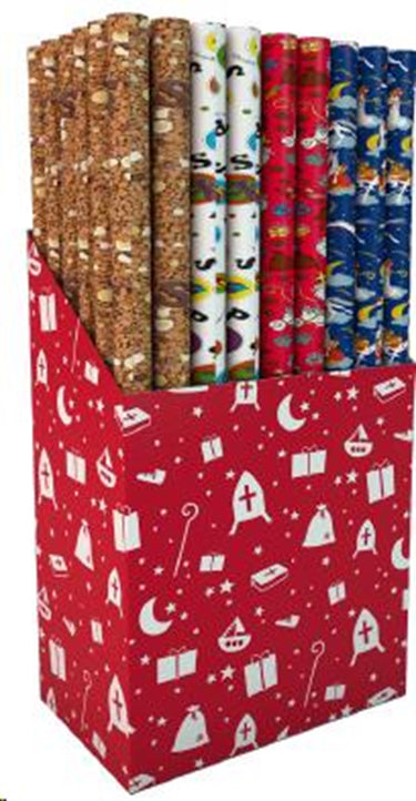 Hoomark cadeaupapier sinterklaas200x70 per losse rol