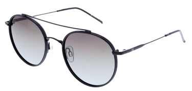 H.i.s Zonnebril unisex 84108 cat. 3 metaal zwart bruin grijs