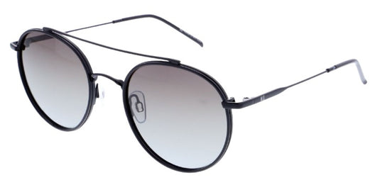 H.i.s Zonnebril unisex 84108 cat. 3 metaal zwart bruin grijs