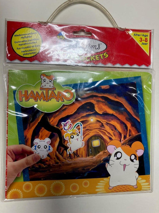 University games hamtaro raam stickers herbruikbaar