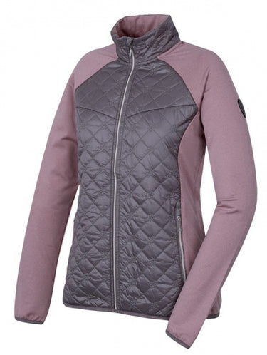 Hannah Outdoorvest Elsa dames polyester roze grijs maat 40