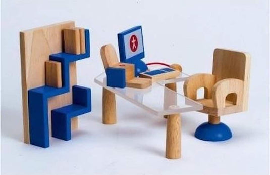 Van der doelen wanju studeerkamer voor poppenhuis