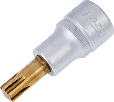 Hazet dopsleutelbit 991-10 · 1 2 inch (12,5 mm) vierkant hol · binnenspieprofiel ribe-cv · sw m10