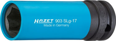 Hazet krachtdopsleutel 903slg-17 · 1 2 inch (12,5 mm) vierkant hol · buiten-zeskant-tractieprofiel · sw 17 mm