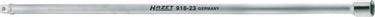 Hazet verlengstuk 918-23 · 1 2 inch (12,5 mm) vierkant hol · 1 2 inch (12,5 mm) vierkant massief · lengte: 575 mm