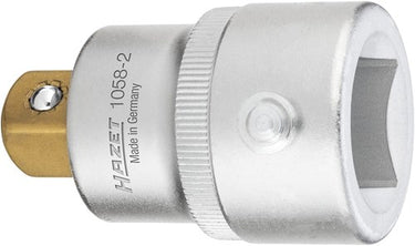 Hazet verloopstuk 1058-2 · 3 4 inch (20 mm) vierkant hol · 1 2 inch (12,5 mm) vierkant massief · lengte: 52,3 mm
