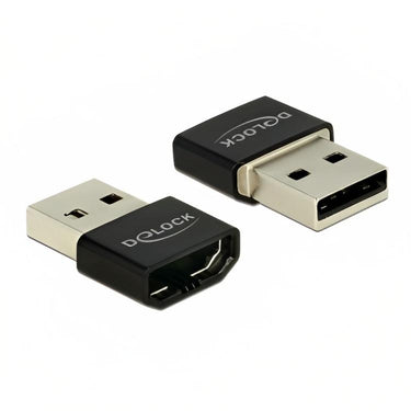 Delock hdmi-a female naar usb-a adapter (zwart)
