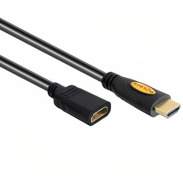 Delock hdmi (male) > hdmi (female) verlengkabel (zwart, 1 meter)
