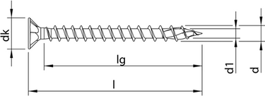 Heco topix-plus 3,0 x 20 vk t-10 vd verz; 200 stuks - hc60081