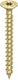 Heco topix-plus 3,5 x 45 vk t-20 vd geelverz; 500 stuks - hc60323