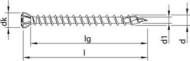 Heco -topix-plus 3,5 x 60, vloerschr, lk, t10, vvd, vz; 200 st - hc60346