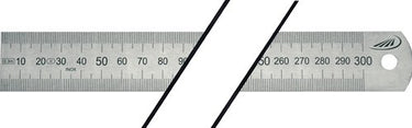 Helios preisser stalen liniaal | lengte 300 mm | staal buigzaam | verdeling a = mm mm | 1 stuk - 0460207 - 0460207