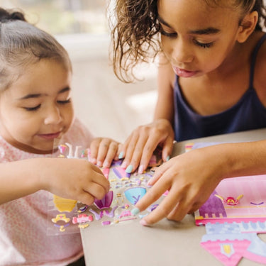 Melissa doug herbruikbare puffy stickerblok (prinses)