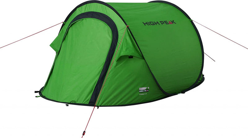 Load image into Gallery viewer, High peak Pop-up tent Vision 2-persoons 235 x 140 x 100 cm groen
